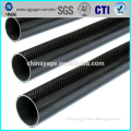 3K glossy mattle twill carbon fibre tube